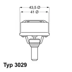 Термостат системы охлаждения WAHLER 3029.92