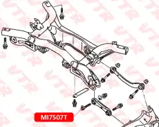 Болт развальный комплект MI7507T VTR