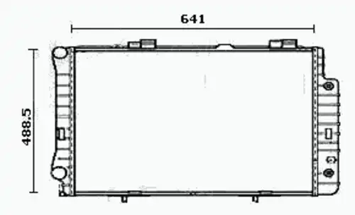 Радиатор системы охлаждения двигателя EQUAL QUALITY RM0564