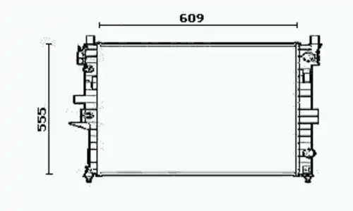 Радиатор системы охлаждения двигателя EQUAL QUALITY RM0436