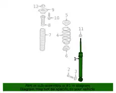 DAMPER UNIT,RR 52611TBAA03 HONDA