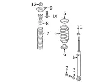 DAMPER UNIT,RR 52611TBAA03 HONDA