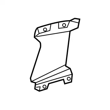 DUCT L,FR BPR 71117TJBA00 HONDA
