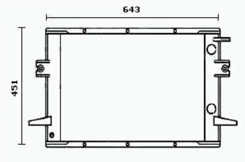 Радиатор системы охлаждения двигателя EQUAL QUALITY RM0707