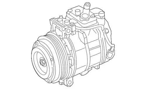 компрессор кондиционера MB 001 230 71 11