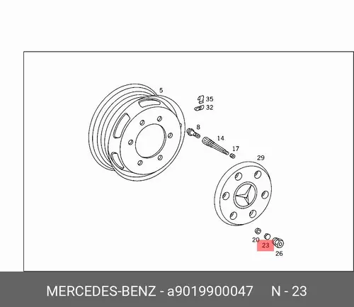 гровер!\MB Sprinter 2.3 95-06 901 990 00 47