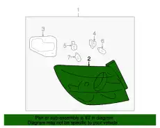 Фонарь габаритный MAZDA BR5S51150C