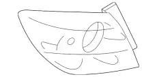 Фонарь габаритный MAZDA BR5S51160C