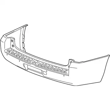 Бампер задний Cadillac Escalade 15 23431231