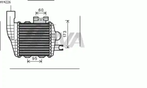 Интеркулер AVA HY4226