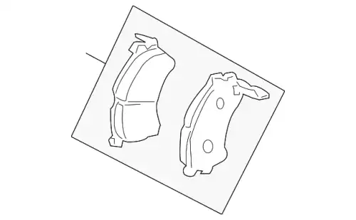 Тормозные колодки дисковые MAZDA ZZC43323Z