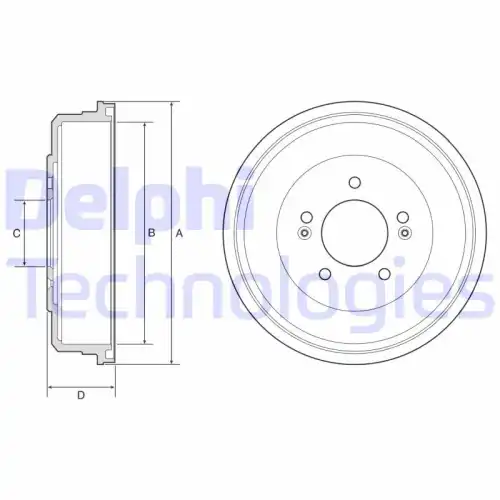 Тормозной барабан BF599 DELPHI