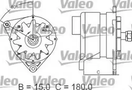 Генератор VALEO 436566