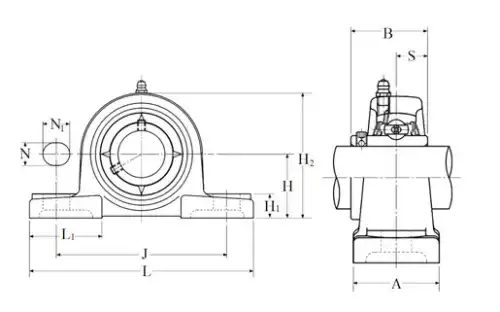 Подшипник UCPX06D1 SNR