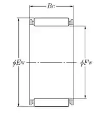 Подшипник K40X47X20 SNR