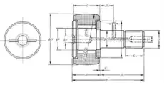 Подшипник KRV16F3AS SNR