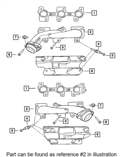 Коллектор выпускной FIAT 53013692AB