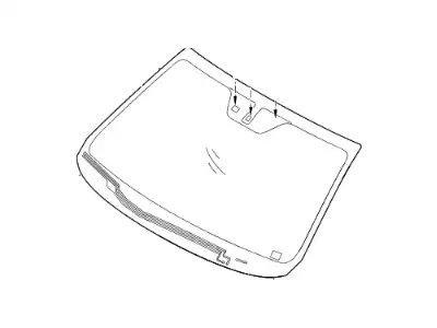 Glass assy - windshield 861101U090 KIA