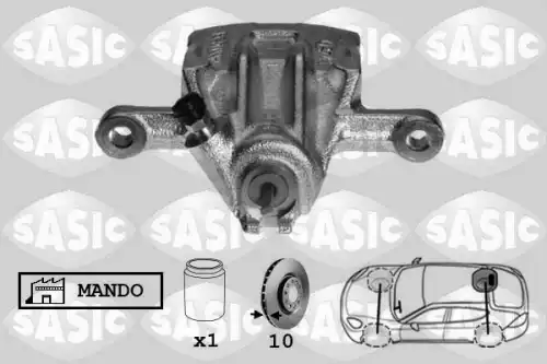 Суппорт тормозной SASIC 6506211