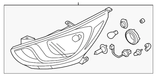Фара HYUNDAI / KIA 92102-1R010
