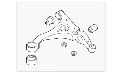 Рычаг подвески HYUNDAI / KIA 545013K000