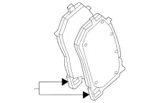 Тормозные колодки дисковые VAG 4M8698151
