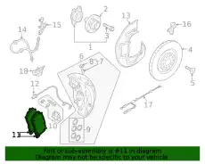 Тормозные колодки дисковые VAG 4M8698151