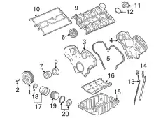 Крышка бачка стеклоомывателя GM 90412508