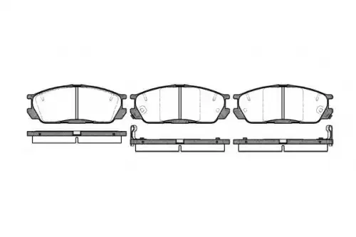 ТОРМОЗНЫЕ КОЛОДКИ REMSA 398 02-AF