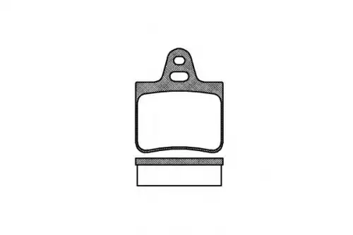 ТОРМОЗНЫЕ КОЛОДКИ REMSA 102 00-AF