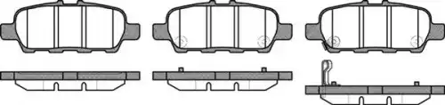 Тормозные колодки дисковые REMSA 876 31