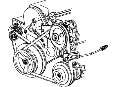 Ремень приводной 04612247 CHRYSLER