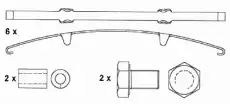 колодки дисковые RVI G6911 ABEX