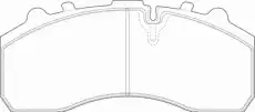 колодки дисковые MB DCV1373BHD DURON