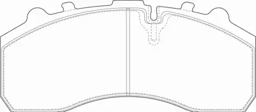 колодки дисковые MB DCV1373BHD DURON
