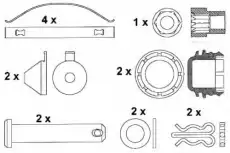 колодки дисковые MB DCV1277BFE DURON