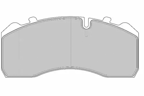 колодки дисковые BPW DCV1792BFE DURON