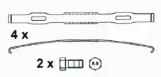 колодки дисковые RVI DCV1856B DURON