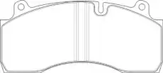 колодки дисковые WVA29181 RVI DCV1815BFE DURON