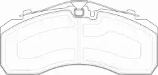 колодки дисковые MB DCV4344PTS DURON