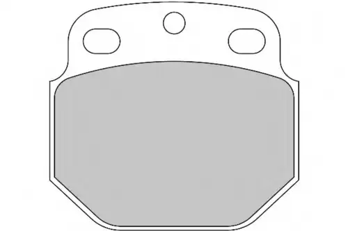 колодки дисковые пер. Neop DCV961 DURON