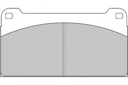 колодки дисковые торм.с датч.износа MB DCV959 DURON