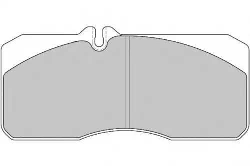 колодки дисковые MAN DCV987 DURON