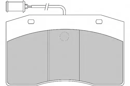 колодки дисковые пер. IVEC DCV801 DURON