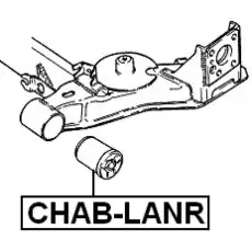 сайлентблок зад. балки!\ Opel Ascona/Vectra <95 CHAB-LANR FEBEST