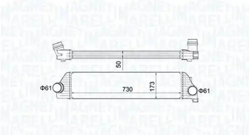 Интеркулер MAGNETI MARELLI 351319205410