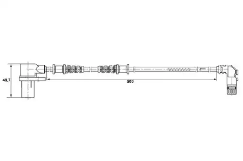 Датчик ABS BOSCH 0 265 006 282