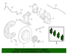Тормозные колодки дисковые MB 0004203004