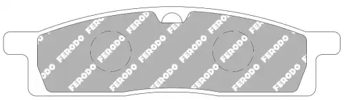 колодки дисковые п.\Yamaha DT 50 98> FDB2015SG FERODO