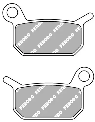 колодки дисковые п.\KTM SX 04> FDB2183SG FERODO
